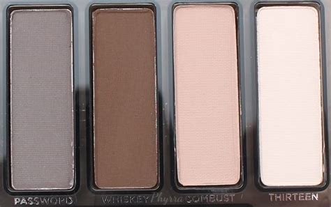 Urban Decay Naked Smoky Palette Swatches On Pale Skin