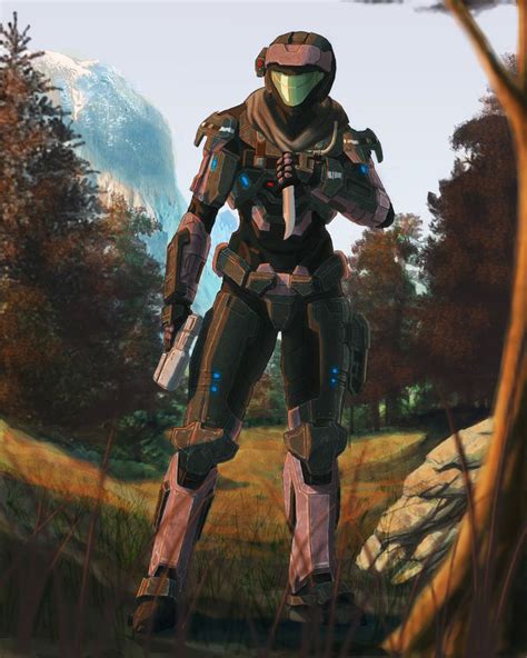 Kimi S 345 Commission By Philorion7 On Deviantart Halo Armor Halo Drawings Halo Spartan