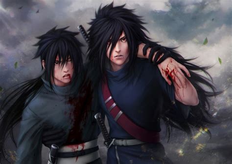 Uchiha Madara Digital Art Uchiha Izuna Anime Naruto Shippuuden HD