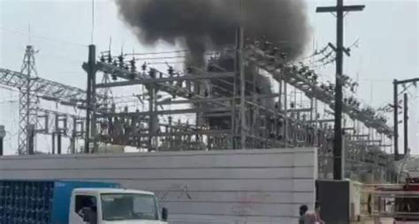 Video Otra falla de CFE incendio en subestación de Tampico deja a 30