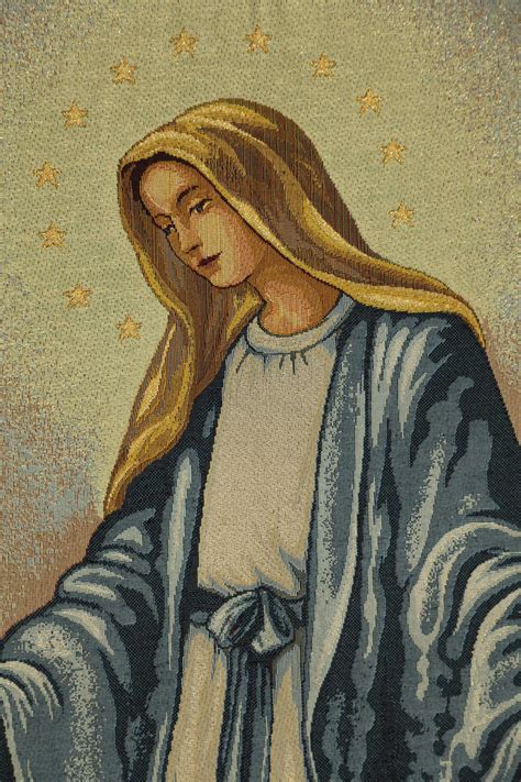 Madonna Miracolosa Italian Tapestry - Charlotte Home Furnishings Inc