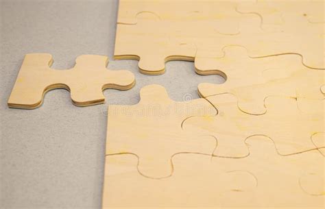 Top View Flat Lay Of Paper Plain White Jigsaw Puzzle Game Texture Last