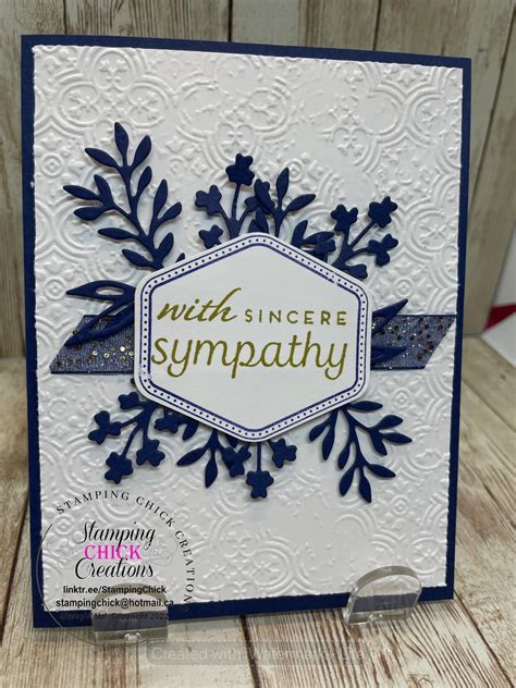 Pin On Recipes In 2024 Sympathy Cards Handmade Stampin Up Sympathy Cards Hexagon Cards