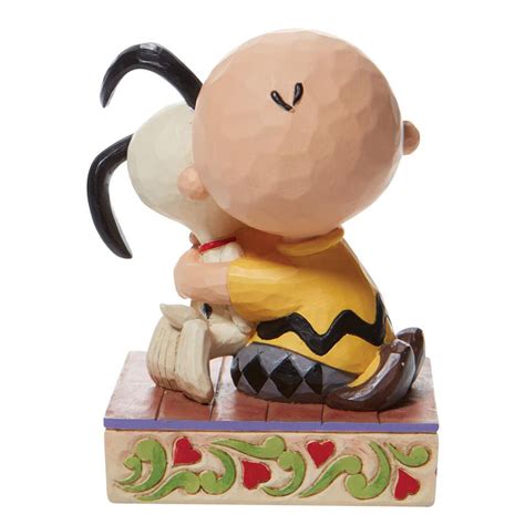 Charlie Brown and Snoopy Hugging | The Music Box Company