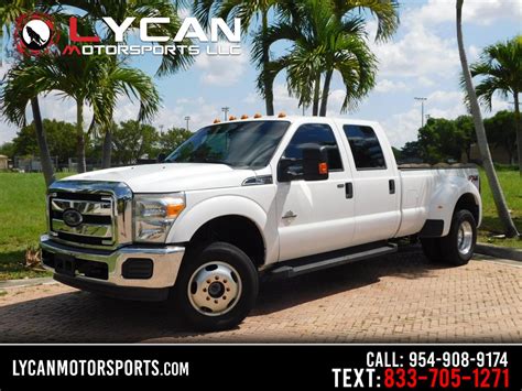 Used 2014 Ford F-350 SD XLT Crew Cab Long Bed DRW 4WD for Sale in Miami ...