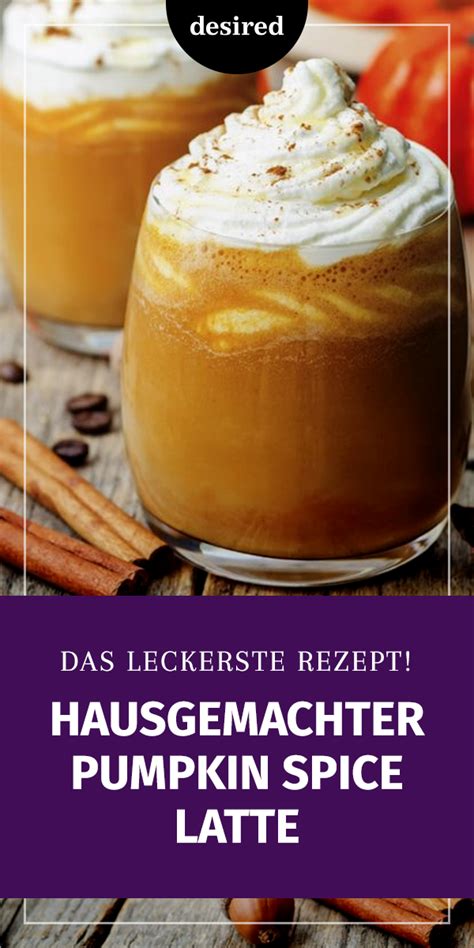 Pumpkin Spice Latte Lecker Rezepte Kürbisgewürz