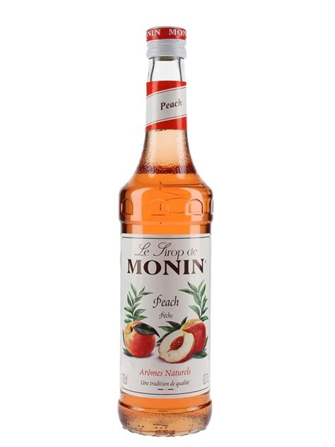 Monin Peach Syrup 700ml Liquorshop