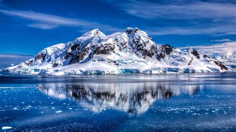 Picture Antarctica Sea Nature Mountains Snow 3840x2160