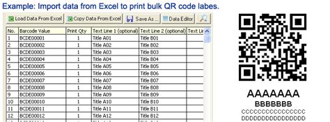 Free Bulk Barcode Generator Software Using Excel Data Print