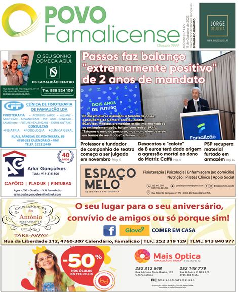 O Povo Famalicense Jornal Gratuito Edições