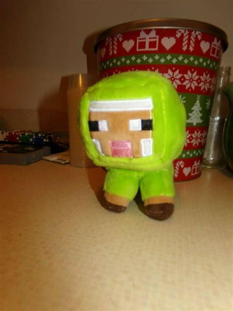 Mojang Jinx Minecraft Small Lime Green Sheep Plush 6 3786413527