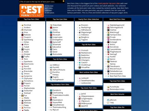 Best Porn Sites Find MANY More Sites Like It Here THE SEX LIST