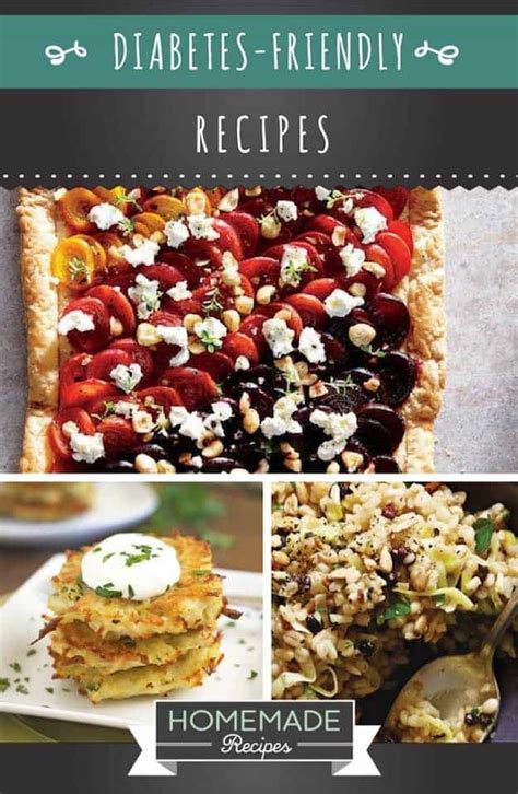 diabetes friendly recipes cover image