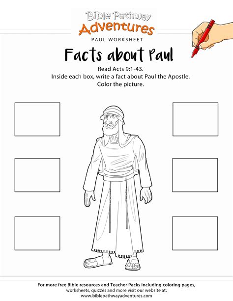 Printable Bible Activity Sheets