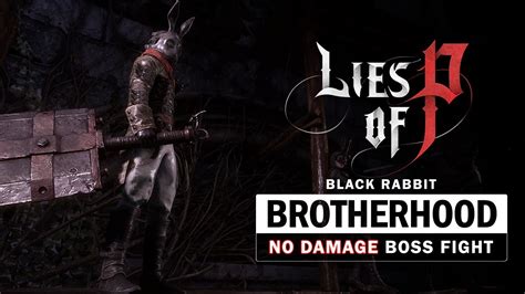 Lies Of P Black Rabbit Brotherhood Boss Fight No Damage No Thrown