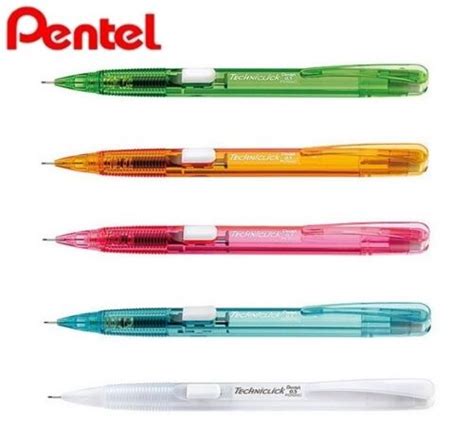 Pentel PD105 Mechanical Pencil Side Button Techniclick 0 5mm Select