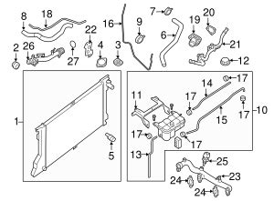 1995 2020 Nissan OEM NEW 1995 20 Nissan Armada Engine Oil Cooler Hose