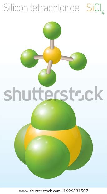 Silicon Tetrachloride Sicl4 Structural Chemical Formula Stock Vector (Royalty Free) 1696831507 ...