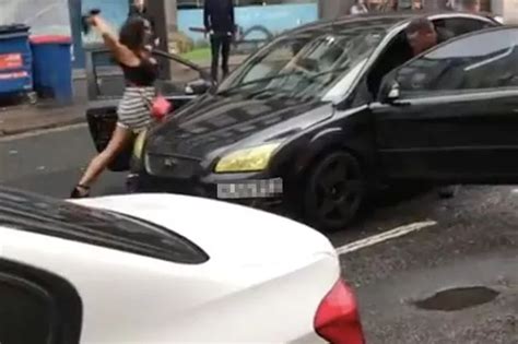 Road Rage Driver Rams Man Into Pole After Fight That Saw Woman Hit Car