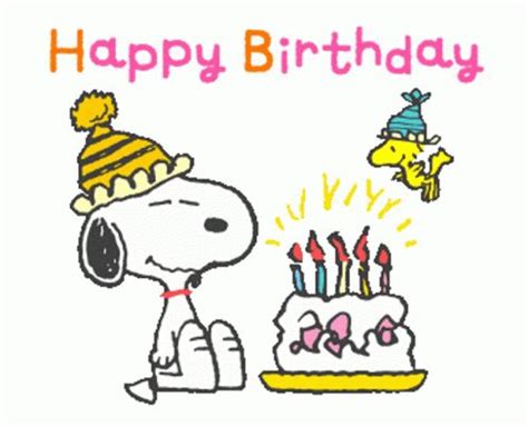 Happy Birthday HappyBirthday Discover Share GIFs Snoopy