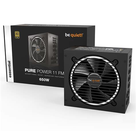 be quiet! Pure Power 11 FM 650W 80PLUS Gold - PC power supply - LDLC ...
