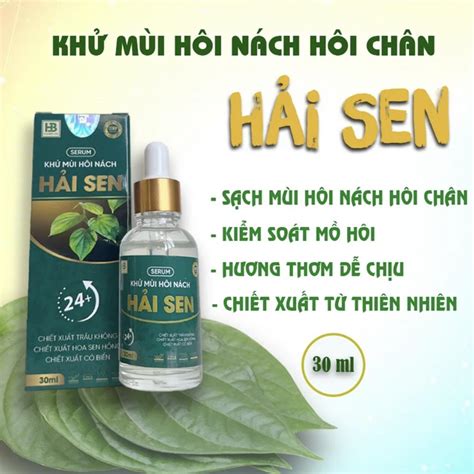 Xịt Khử Mùi Hôi Nách Hôi Chân Hải Sen
