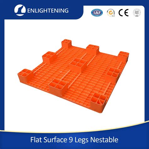 Heavy Duty Legs Runner Hygenic Plastic Pallet For Food