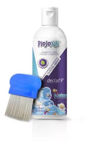 Piojoxin Shampoo Para Piojos Y Liendres Gratis Cepillo Metal Meses