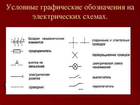 Условные графические обозначения в электрических схемах
