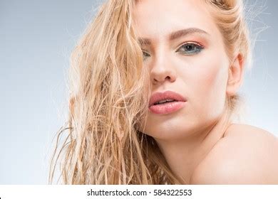 Portrait Sensual Naked Woman Makeup Looking Stock Photo Shutterstock