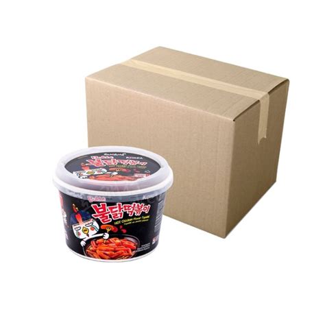 CASE SAMYANG Buldak Hot Chicken Flavor Topokki Bowl 185g X 16