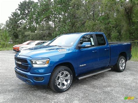 2019 Blue Streak Pearl Ram 1500 Big Horn Quad Cab 128582720 Gtcarlot