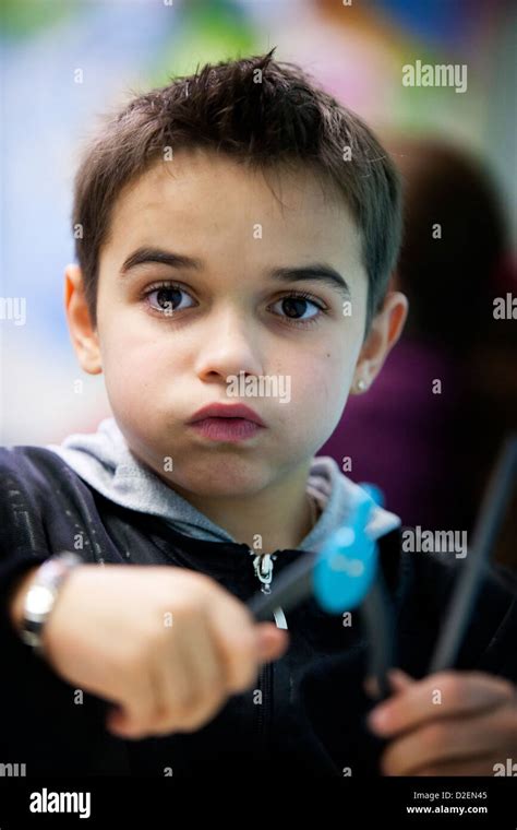 Primary School Class Stock Photo Alamy