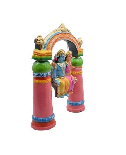 Jhula Radha Krishna Golu Dolls For Navaratri Puja N Pujari Book