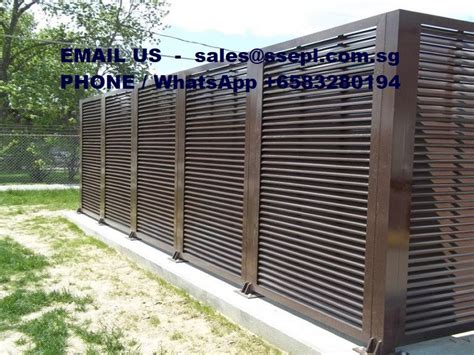 Aluminium Fence Louvers Singapore Specialized Engineering Pte Ltd