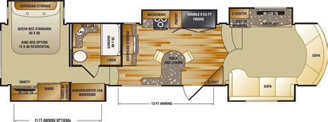 Front Living Travel Trailer Floor Plans Floorplans Click