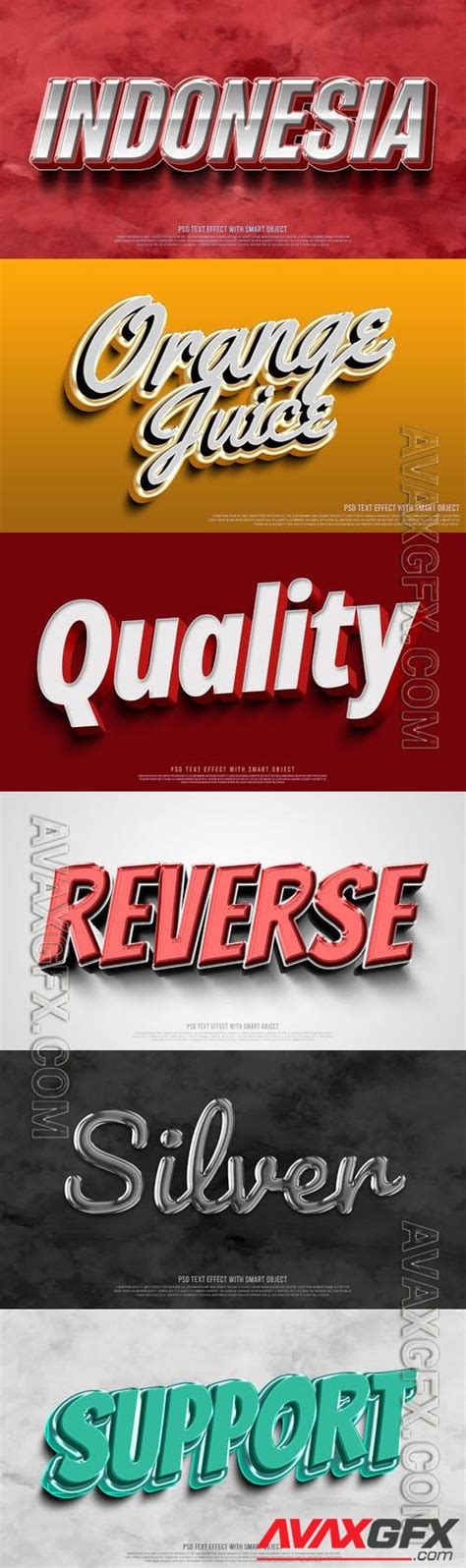 Psd Style Text Effect Editable Set Vol Psd Avaxgfx