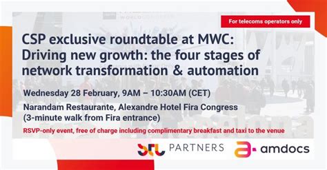 STL Partners & Amdocs MWC CSP exclusive roundtable | Ron Porter