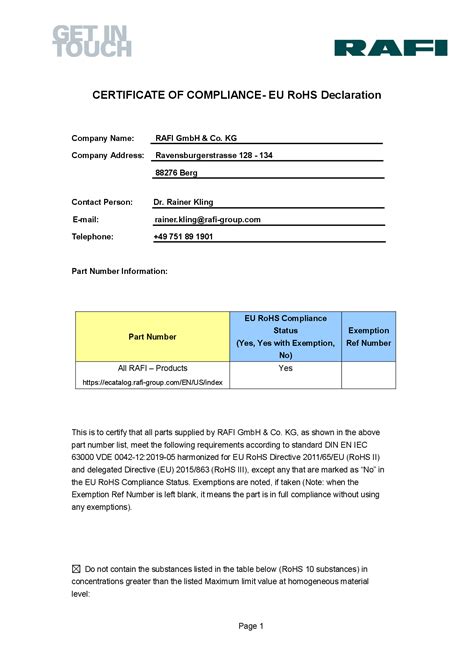 Rafi Ecatalog Tactile Switches Racon Racon Racon S