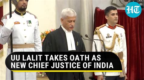 Role Of Sc Is Justice Uu Lalit Sworn In As New Cji Vows Big