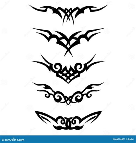 Tribal Designs. Tribal Tattoos. Art Tribal Tattoo. Vector Sketch Of A ...