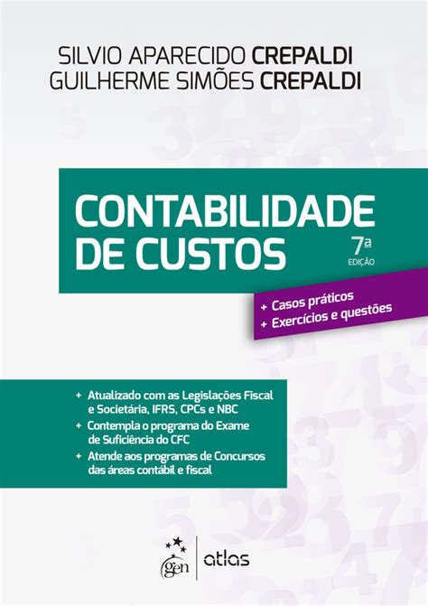 Livro Contabilidade De Custos 7ª Edição 2023 Livraria Odontomedi