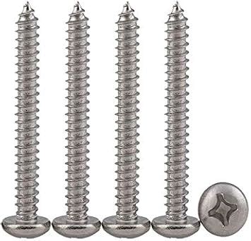 Drenky M X Pcs Phillips Pan Head Screws Stainless Steel Self