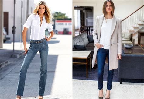 Женские синие джинсы – классические, прямые, с завышенной талией ...