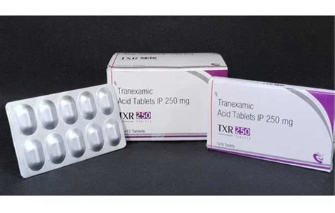 Tranexamic Acid Tablet Packaging Type Box For Clinical At Best Price