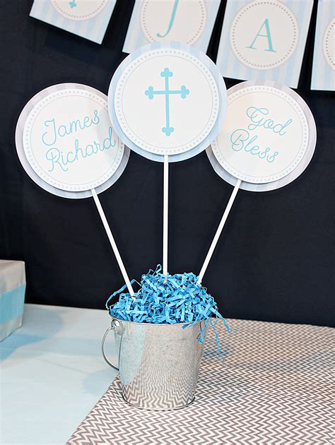 First Communion Party Decorations In Blue 505 Design Inc