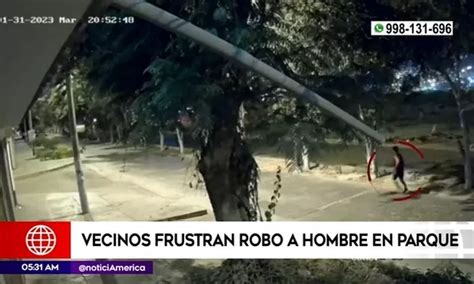 Los Olivos Vecinos Se Enfrentaron A Delincuentes Y Frustaron Robo A Un