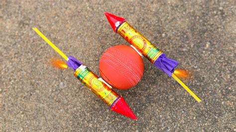 Ball VS 2 Rockets రకట బల Top Awesome Diwali Experiment