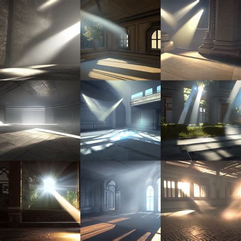 Caustics God Rays Volumetric Lighting Dynamic Octane Stable Diffusion