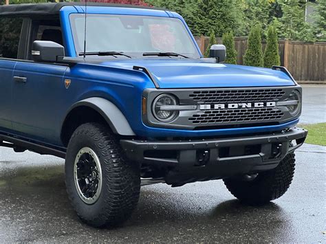 Xpel Stealth Ppf On Velocity Blue Bronco Badlands Bronco G